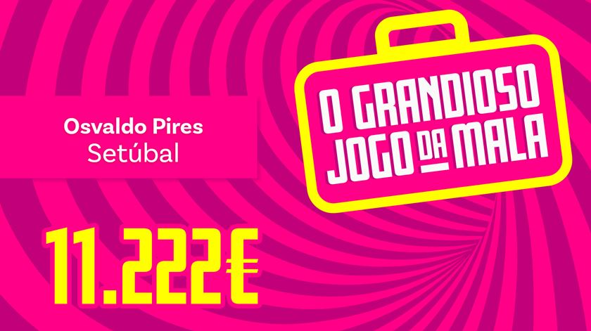 Os 11.222€ foram para Setúbal. Parabéns Osvaldo!