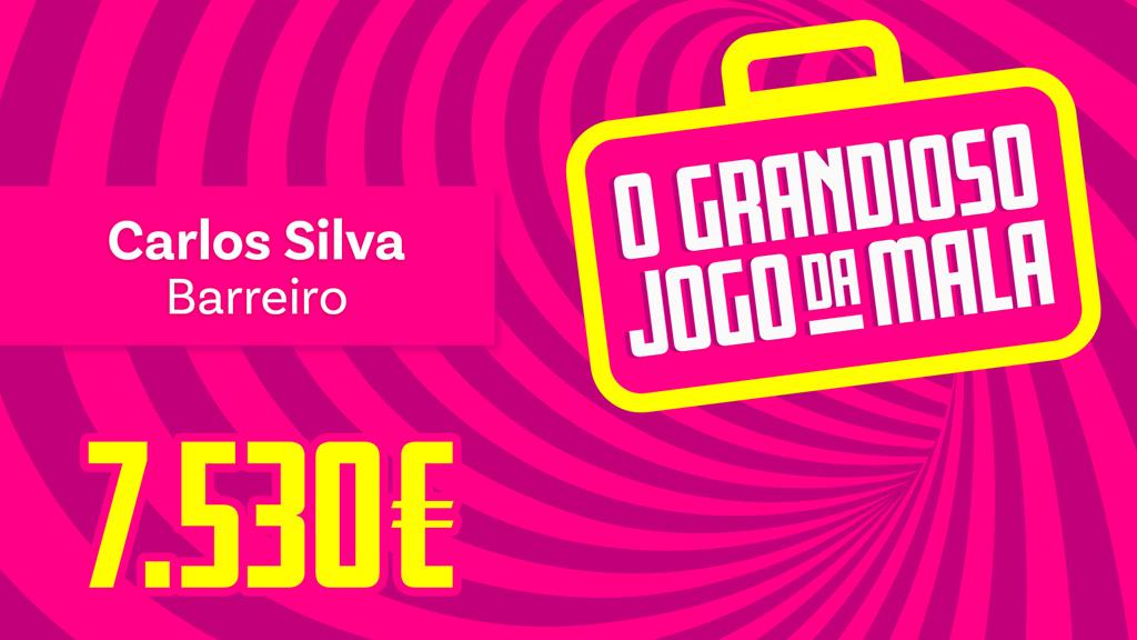 O Carlos Silva ganhou 7.530€ na véspera de Natal