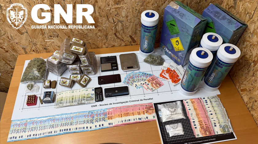 Paredes: detido suspeito de tráfico de droga com mais de 10 mil doses apreendidas