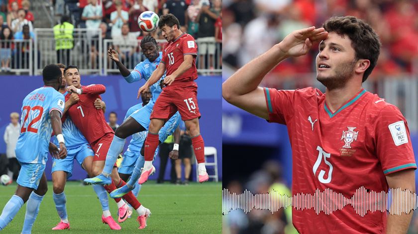 Relato do golo de Portugal frente à RD Congo