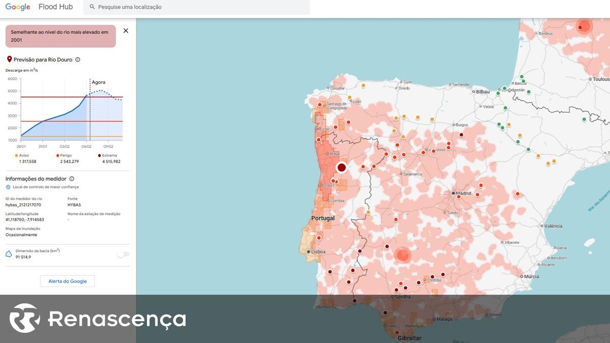 Google Flood Hub, a ferramenta para perceber riscos de inundações ...