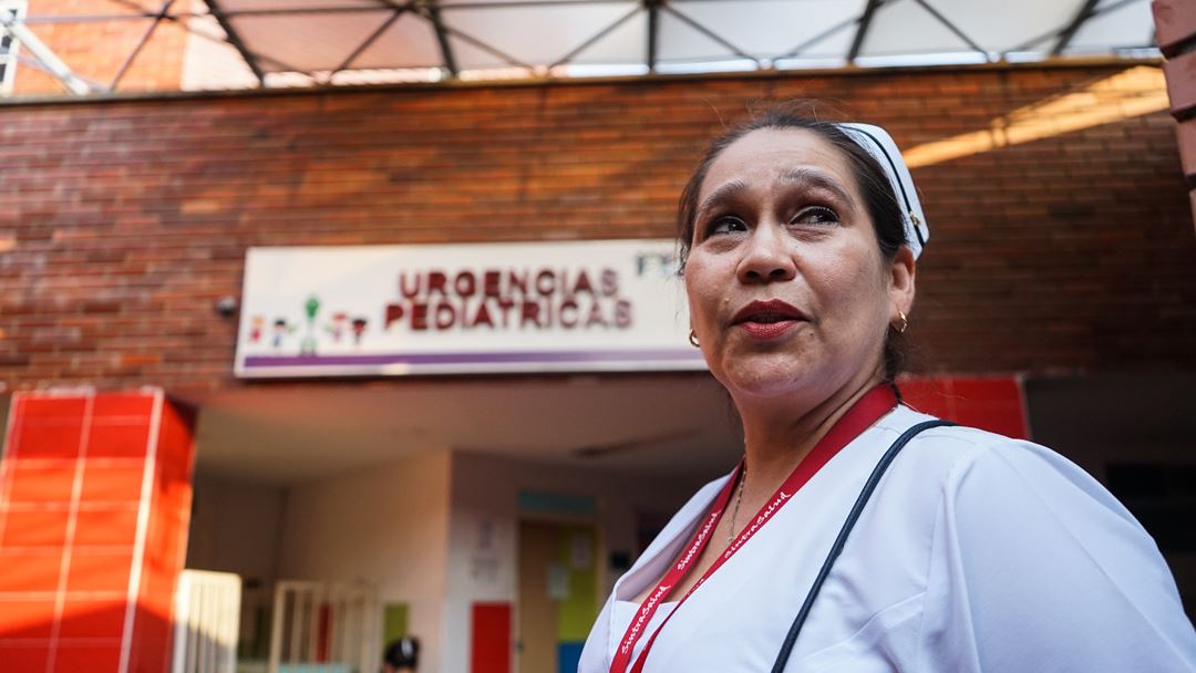  Gregoria Eugenia, chefe da ala pediátrica do Hospital Universitário Erasmo Moez