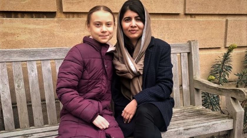 Greta Thunberg e Malala Foto: Malala/Twitter