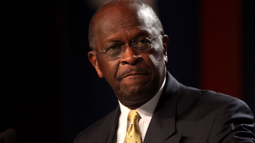 Herman Cain, candidato republicano às presidenciais de 2012 nos EUA, morreu de Covid-19. Foto: Gage Skidmore/Flickr