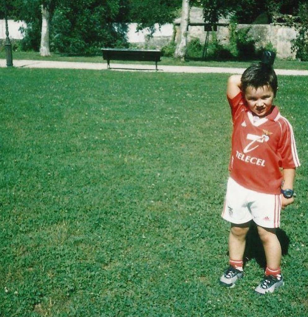 Ian Rosário e o Benfica, uma paixão que vem do berço. Foto: Ian Rosário Ian Rosário e o Benfica, uma paixão que vem do berço. Foto: Ian Rosário