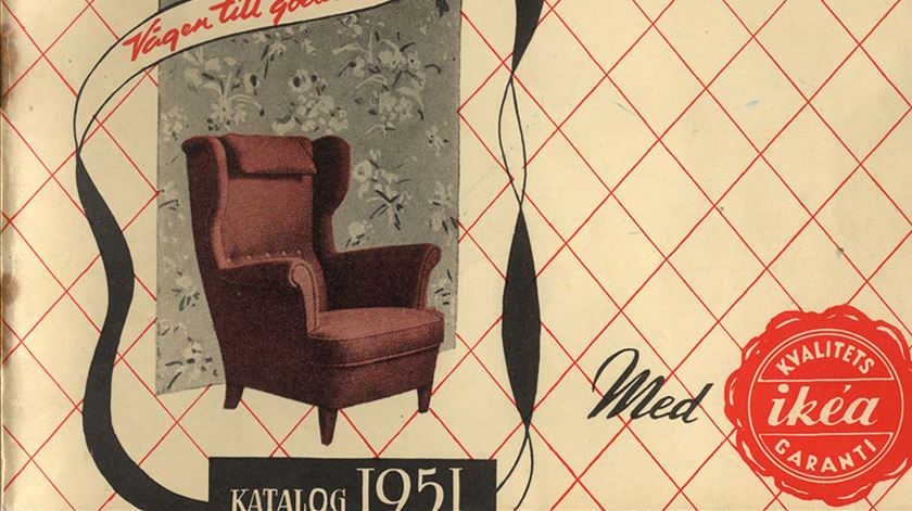 Primeiro catálogo da IKEA foi publicado em 1951. Foto: DR