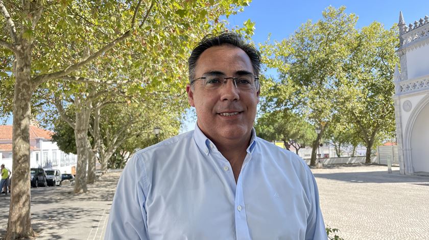 Vítor Picado, candidato da CDU, aponta como uma das principais proposta a recuperação do centro histórico de Beja. Foto: Alexandre Abrantes Neves/RR