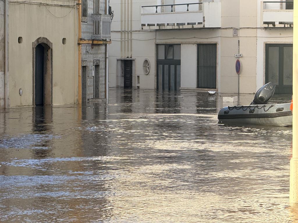 Em Alcácer do Sal, a água subiu dois metros em 10 minutos
