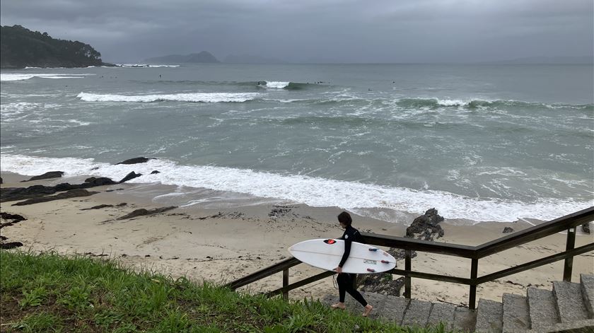 Maré de plástico. “No Norte é já como se fosse neve”