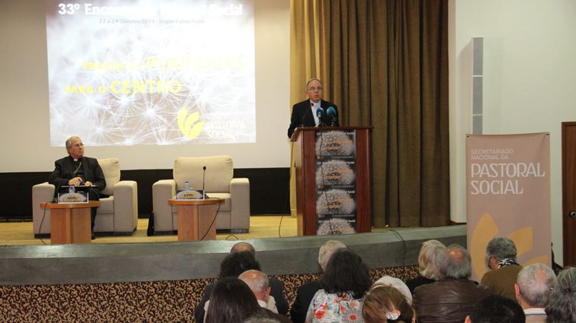 D. Manuel Clemente, no 33.º Encontro Nacional de Pastoral Social, que decorre em Fátima. Foto: Agência Ecclesia/TAM