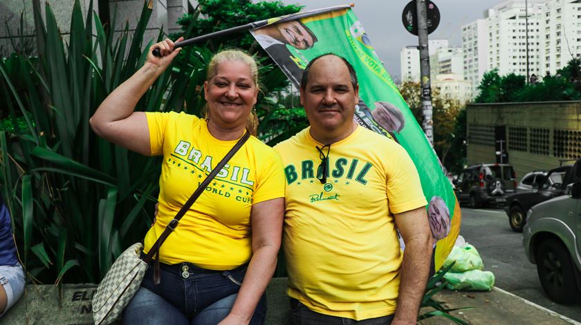 Manifestação pró-Bolsonaro. Foto: Mia Alberti