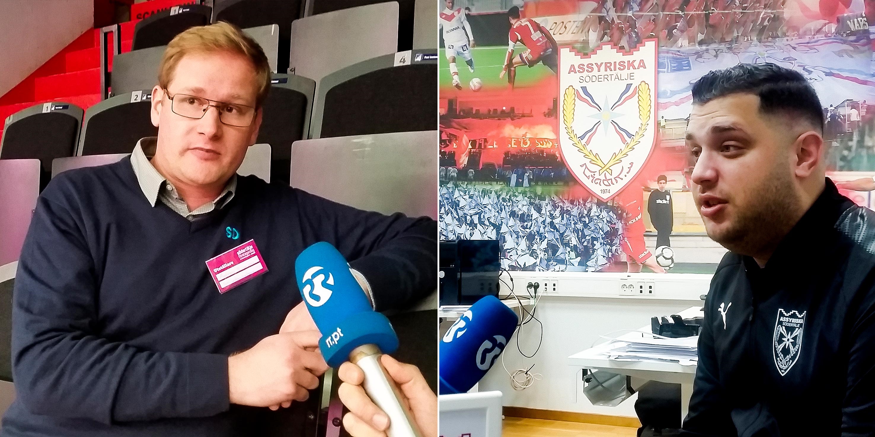 Nacionalistas como Andreas Birgersson querem travar a imigração na Suécia. Delmon Haffo, hoje dirigente do Assyriska, já nasceu na Suécia