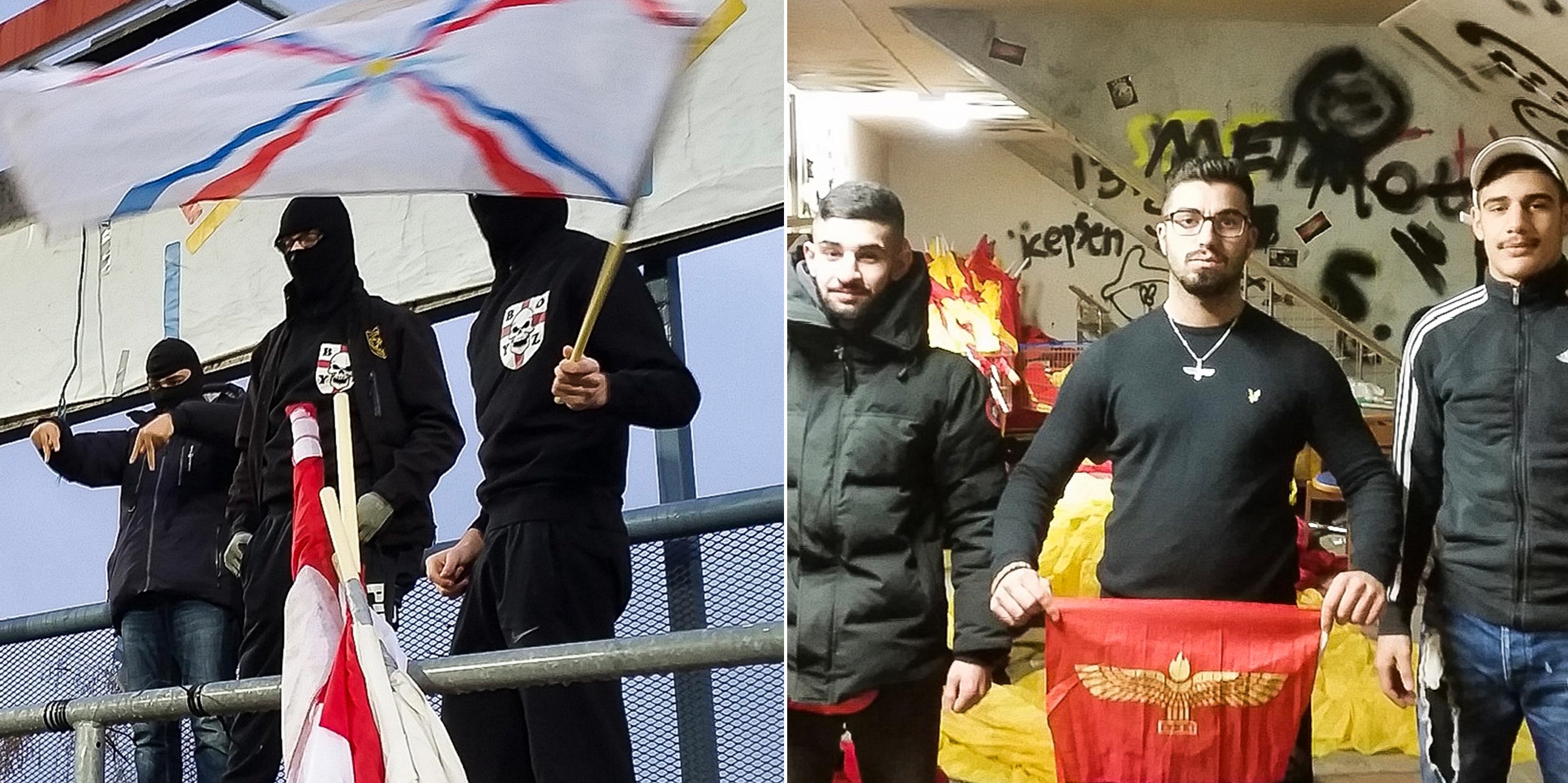 Um povo, dois clubes. Em dia de dérbi a bancada divide os adeptos do Syrianska e do Assyriska