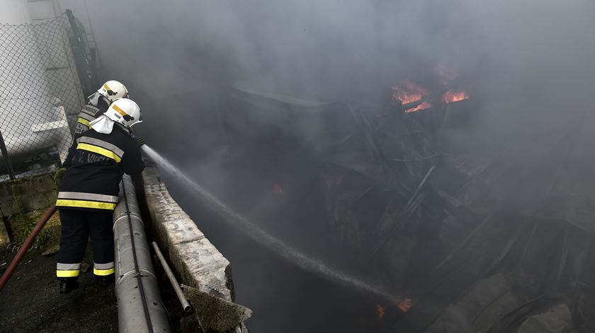 Incêndio urbano. Foto: Lusa/Arquivo