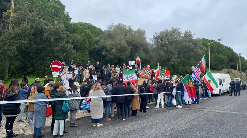 “Esta é a última batalha”. Iranianos protestam em Lisboa contra "regime brutal" Foto: João Maldonado/RR
