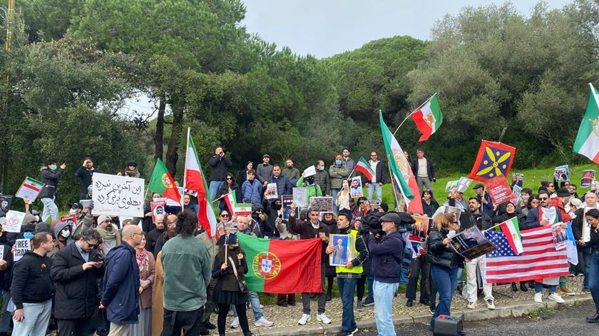 “Esta é a última batalha”. Iranianos protestam em Lisboa contra "regime brutal" Foto: João Maldonado/RR