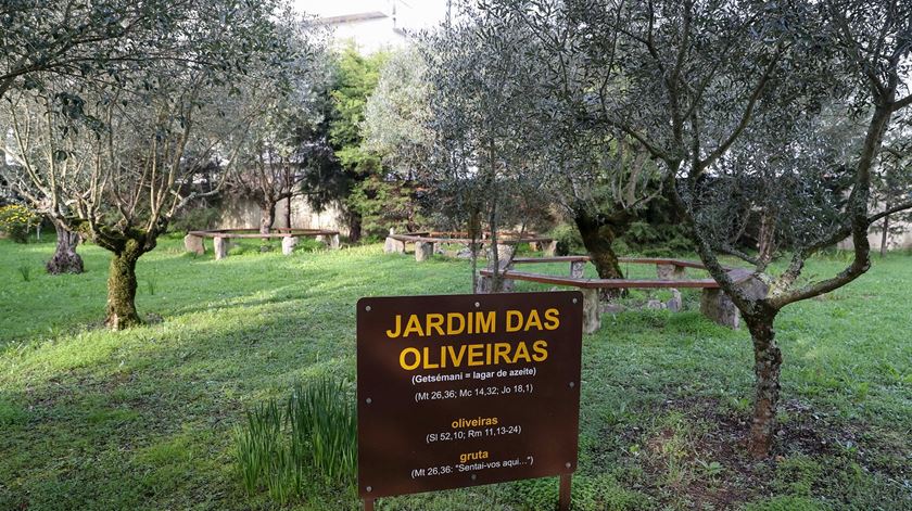 Jardim Bíblico dos Franciscanos, em Fátima. Foto: Paulo Novais/Lusa