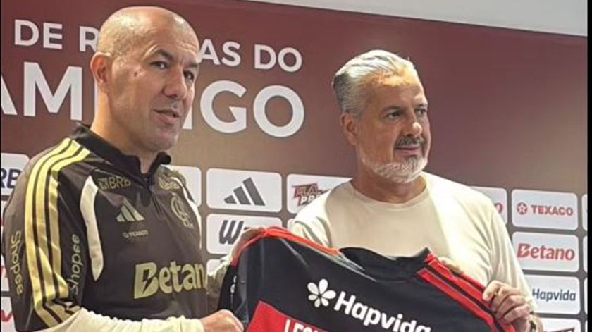 Leonardo Jardim e José Boto. Foto: Flamengo