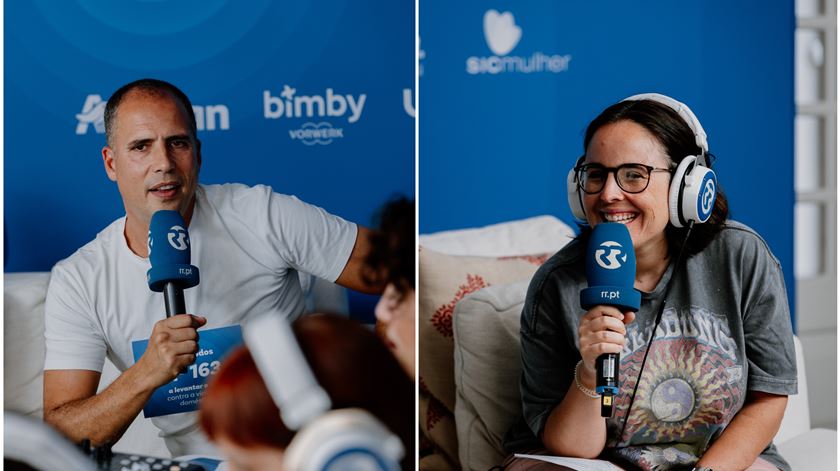 Joana Marques e Ricardo Araújo Pereira põem público do Fólio a rir durante uma hora