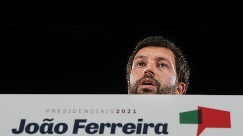 João Ferreira apresenta candidatura a Belém. Foto: Mário Cruz/Lusa