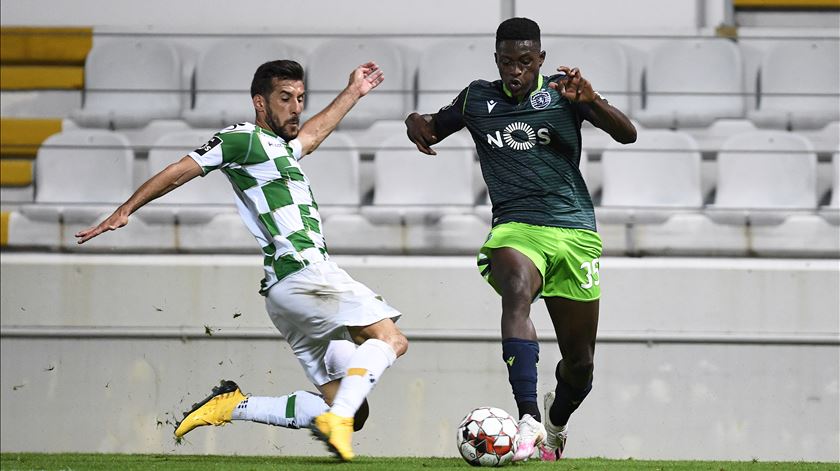 Nuno Mendes foi um dos jovens que jogaram frente ao Moreirense. Foto: Octávio Passos/Lusa Nuno Mendes foi um dos jovens que jogaram frente ao Moreirense. Foto: Octávio Passos/Lusa