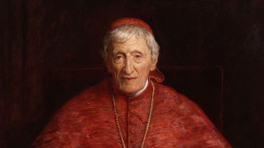 Cardeal John Henry Newman, retrato de John Everett Millais