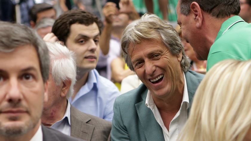 Bruno de Carvalho contratou Jorge Jesus na temporada 2015/2016 Foto: Manuel Almeida/Lusa