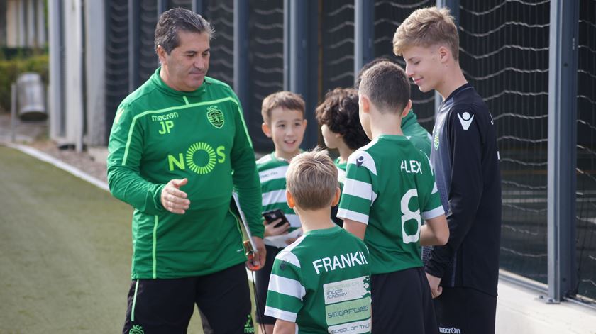 jose peseiro treino sporting foto sporting