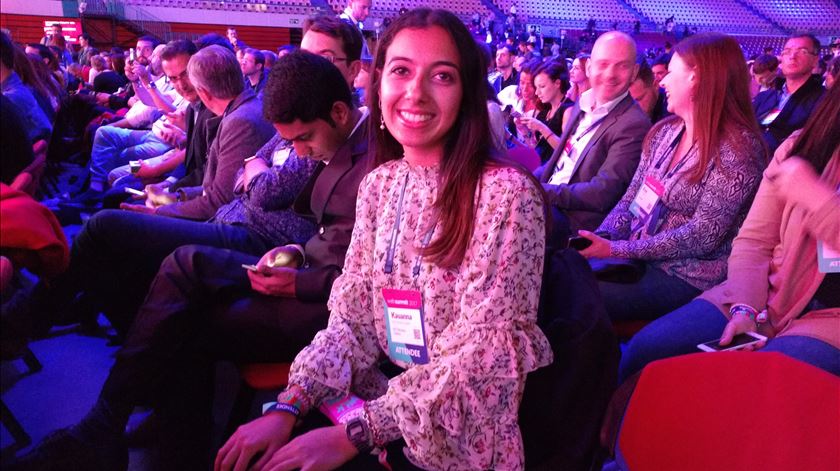 Kauanna Lopes, estudante do Técnico, ganhou um bilhete para ir à Web Summit. Foto: Cristina Nascimento/RR