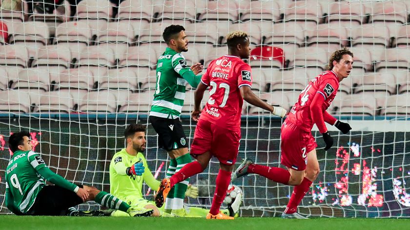 Jogos entre Gil Vicente e Sporting foram muito disputados, na última época. Foto: Manuel Fernando Araújo/Lusa