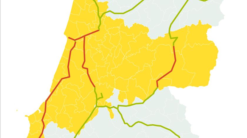 Portugal cortado ao meio: o mapa da situação de calamidade e dos cortes nas linhas de comboio