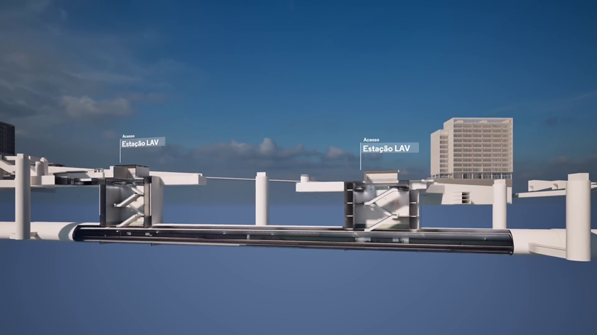 Projeto da nova estação Gaia Santo Ovídio. Imagem: Infraestruturas de Portugal