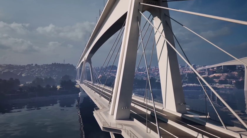 Projeto da nova ponte sobre o rio Douro. Imagem: Infraestruturas de Portugal