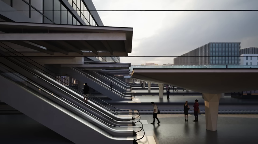 Projeto da renovação e ampliação da estação de Porto Campanhã. Imagem: Infraestruturas de Portugal