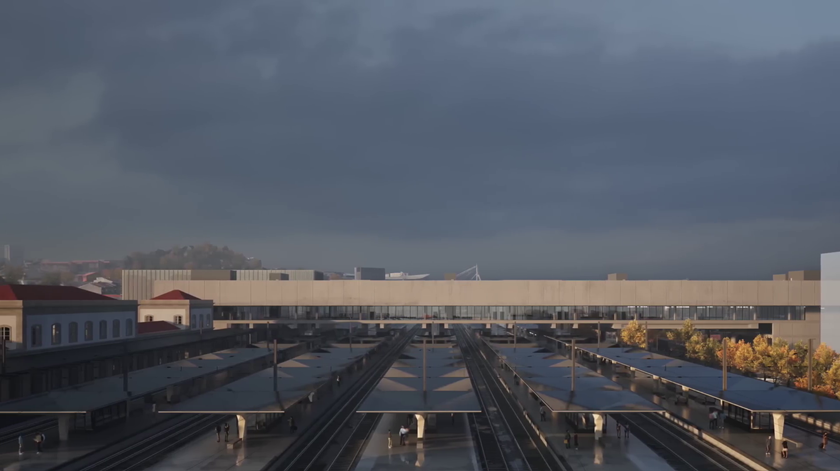 Projeto da renovação e ampliação da estação de Porto Campanhã. Imagem: Infraestruturas de Portugal