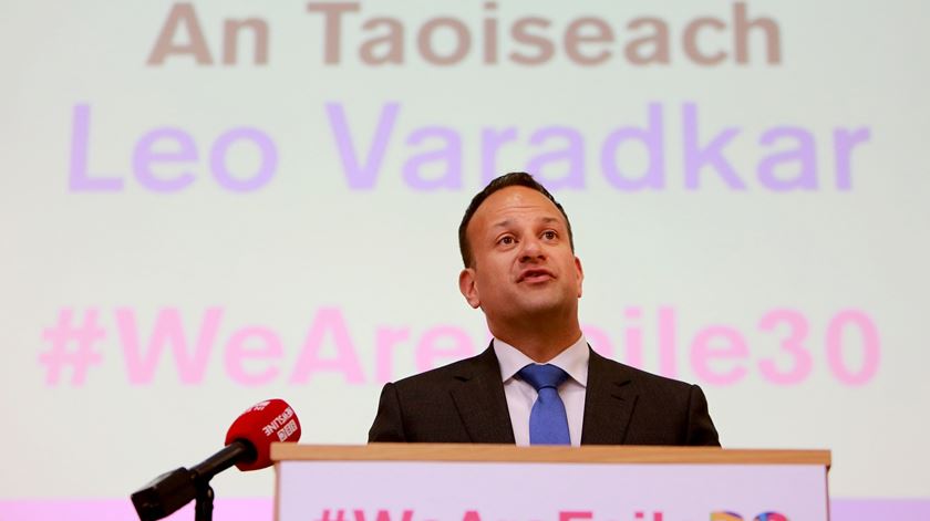 Leo Varadkar, primeiro-ministro da Irlanda. Foto: Paul McErlene/EPA