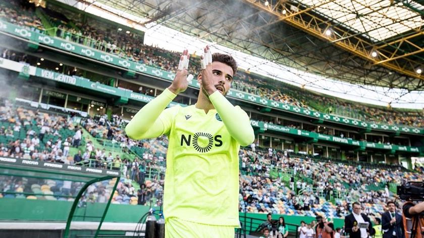 Luís Maximiano tem sido titular nos leões. Foto: Sporting.