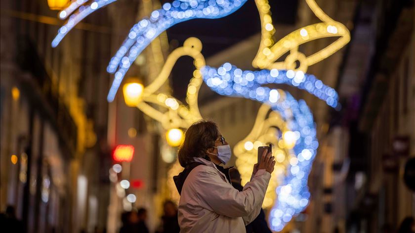 luzes de Natal em Lisboa Foto: José Sena Goulão/Lusa