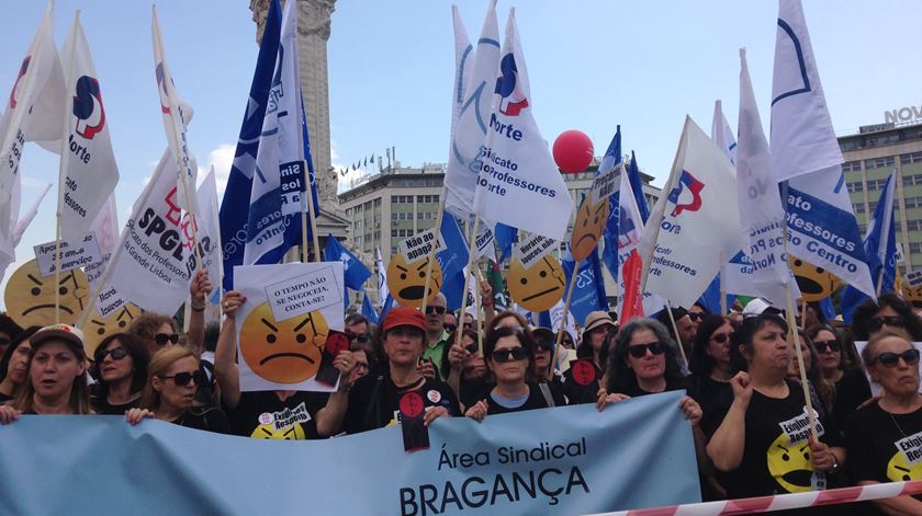 Manifestacao de professores Maio de 2018 Foto Paula Caeiro Varela