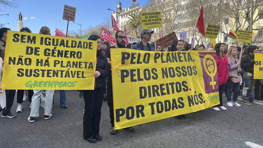 Em nome da igualdade, centenas de pessoas desceram a Avenida da Liberdade. Foto: Ana Catarina André/ Renascença