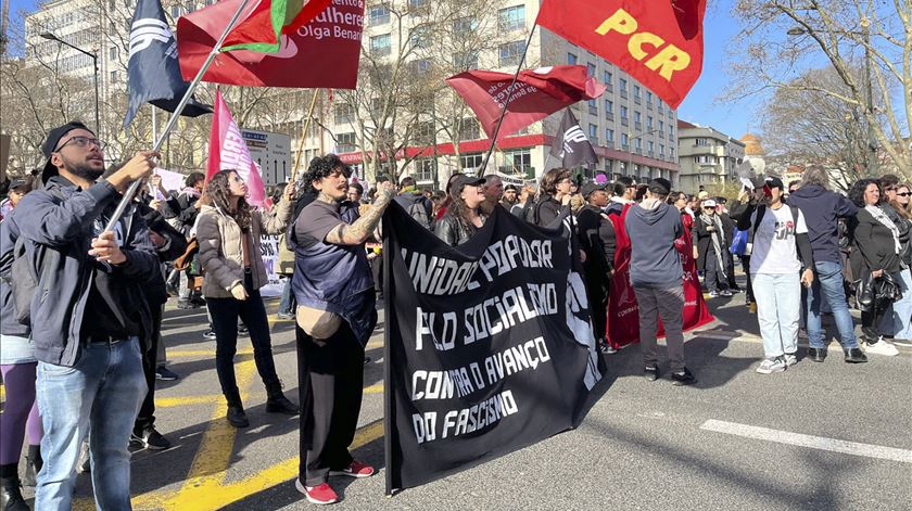 Em nome da igualdade, centenas de pessoas desceram a Avenida da Liberdade. Foto: Ana Catarina André/ Renascença