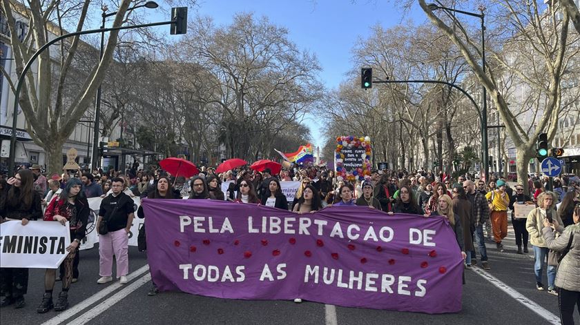 Em nome da igualdade, centenas de pessoas desceram a Avenida da Liberdade. Foto: Ana Catarina André/ Renascença