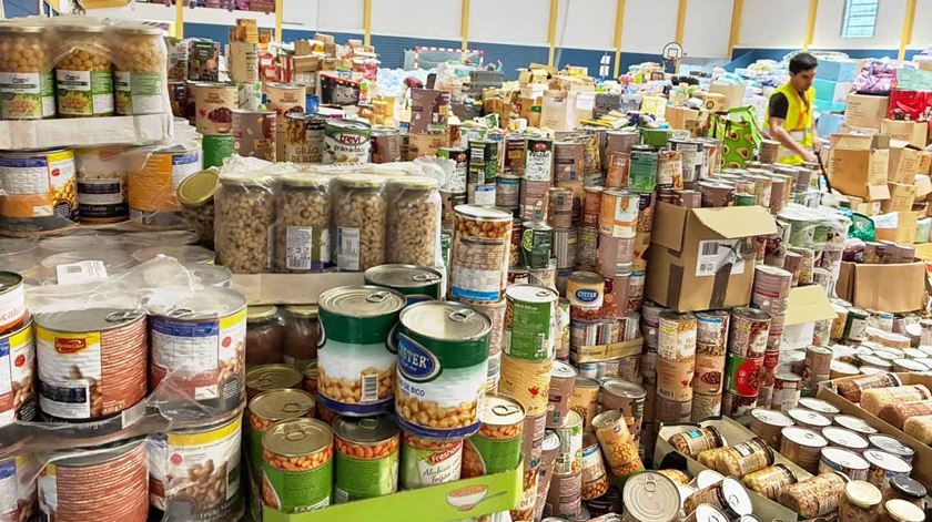 “Portugal solidário” enche pavilhão na Marinha Grande com bens para apoiar vítimas do mau tempo