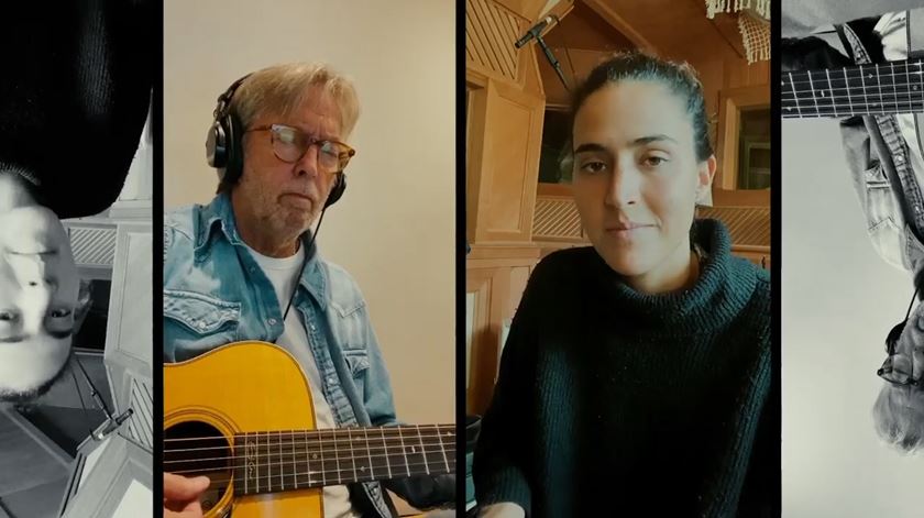 Portuguesa MARO cantou com Eric Clapton na quarentena. “Chorei quando recebi o vídeo dele” Portuguesa MARO cantou com Eric Clapton na quarentena. “Chorei quando recebi o vídeo dele”