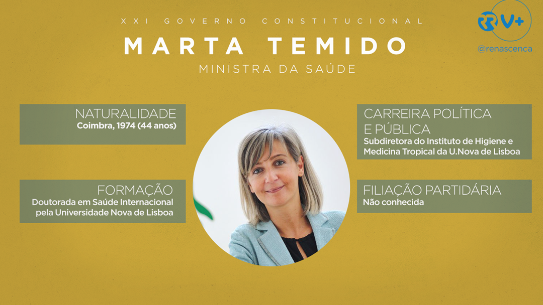 Marta Temido - Ministra da Saúde