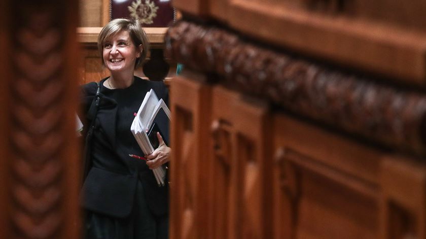 Marta Temido no Parlamento, esta semana. Foto: Mário Cruz/Lusa