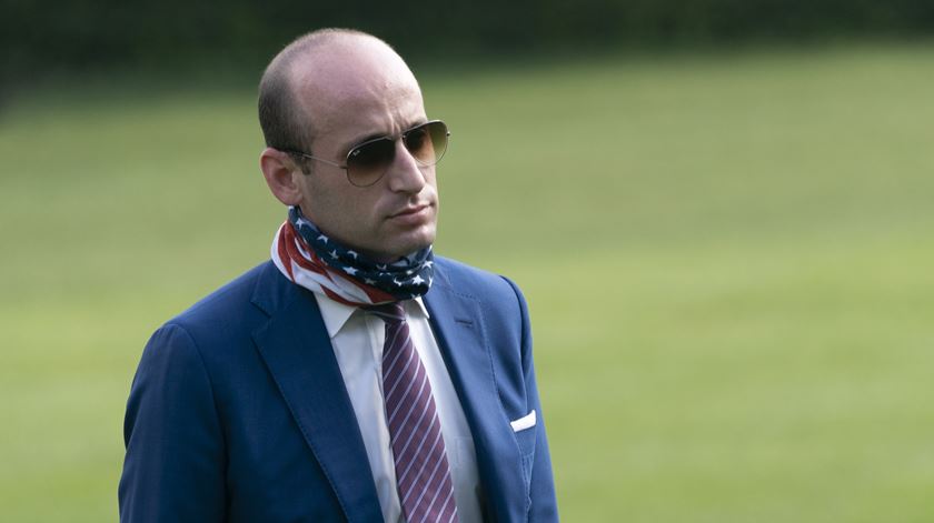 Stephen Miller, conselheiro de Donald Trump na Casa Branca. Foto: Chris Kleponis/EPA