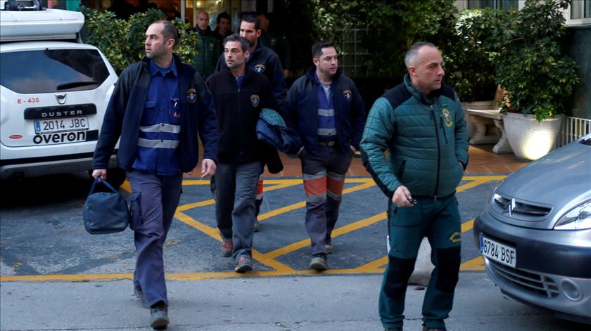 A equipa de mineiros. Foto: Reuters