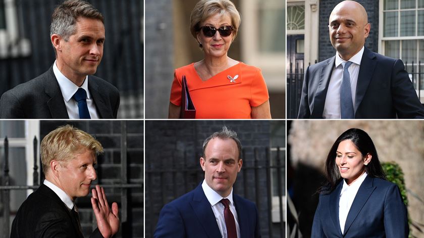 Ministros britânicos do Governo de Boris Johnson. Foto: EPA