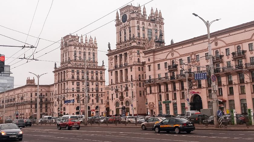 Minsk, capital da Bielorrússia. Foto: DR